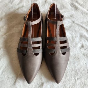 Sundance Nayax Pointed Toe Flats Gray Women's 40